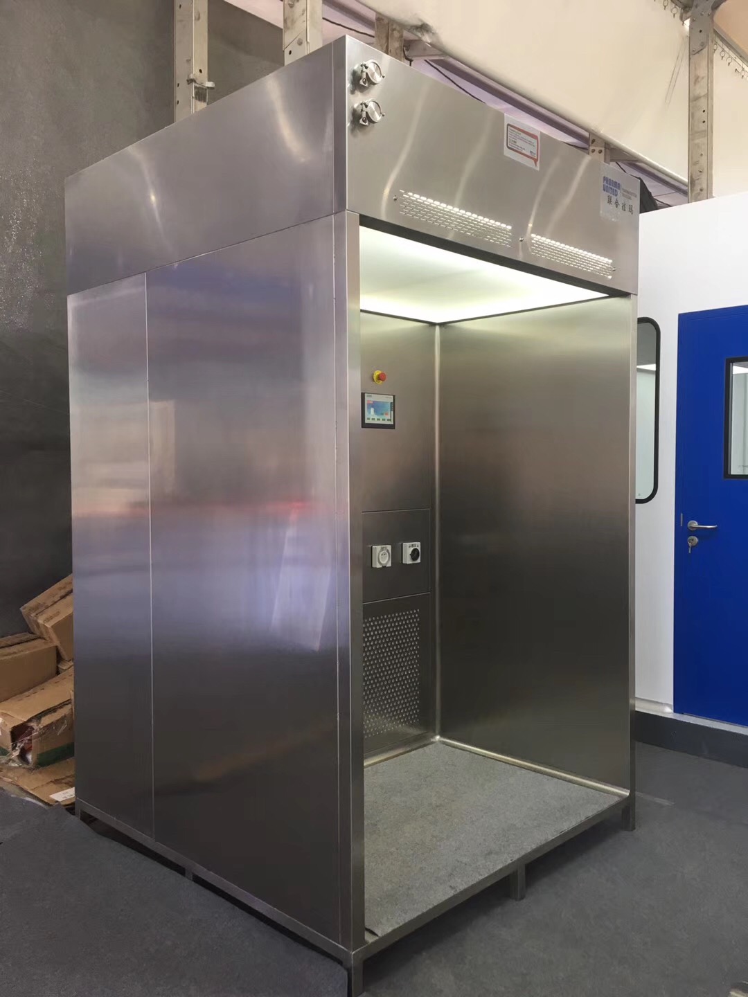 Negativdruckgewichtsraum